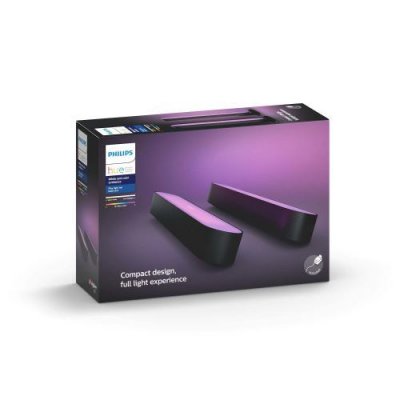 PHILIPS HUE  Play Noir (lot de 2)