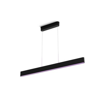 PHILIPS  Lighting Hue White & Color Ambiance suspension Ensis, Noir