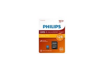 PHILIPS  microsdxc card 128gb class 10 uhs-i u3 + adaptateur DFX-512563