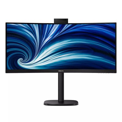 PHILIPS  Monitor PC 34B2U3600CH 34 Pollici UWQHD Webcam KVM USB-C Nero