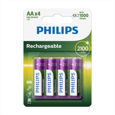 PHILIPS  MultiLife batterie NiMH AA Mignon 2600 mAh 4er Paquet
