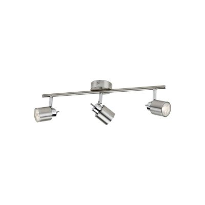 PHILIPS  - Plafonnier ajustable 3 spots - GU10 - m&eacute;tal - 93502 - Chrome