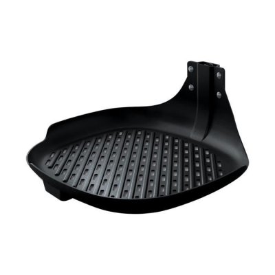 PHILIPS  Plaque de cuisson sp&eacute;ciale barbecue/grill pour Airfryer Noire