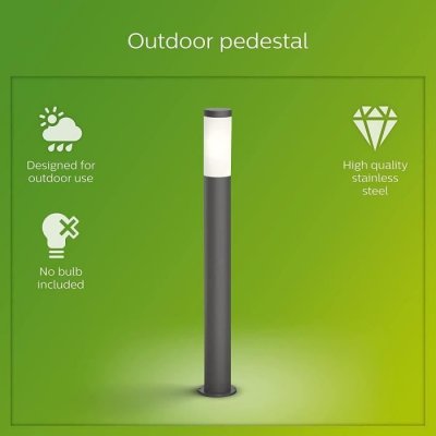 PHILIPS  potelet utrecht - 20w - anthracite PHI8719514417557