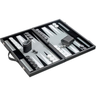PHILOS  Backgammon gris grand 46,5x