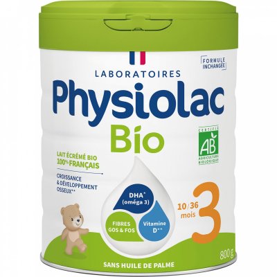 PHYSIOLAC  Bio 3 Croissance Lait en Poudre