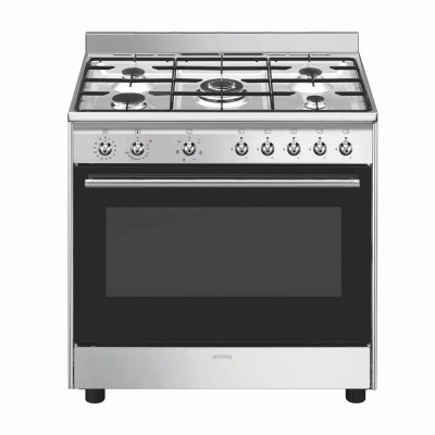SMEG Piano De Cuisson Mixte - Table De Cuisson 5 Feux Gaz -  - Cx90gm