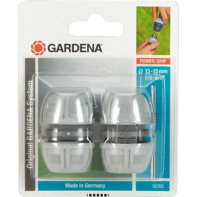 GARDENA Pi&egrave;ce de r&eacute;paration de tuyau  18280-20 &Oslash; 13 mm (1/2"") set de 2