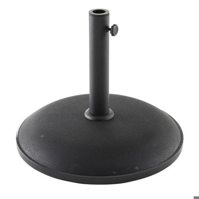 HESPERIDE Pied en b&eacute;ton pour parasol droit 25 kg Noir - Hesp&eacute;ride