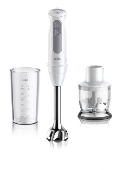 BRAUN Pied mixeur  MultiQuick 5 MQ50201M 1000 W Blanc