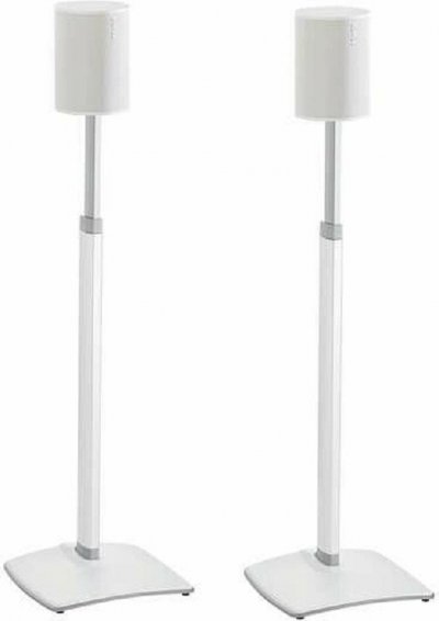 SANUS Pieds d'Enceinte R&eacute;glables WSSE1A2-W2 pour Sonos Era 100 - Lot de 2 - Blanc
