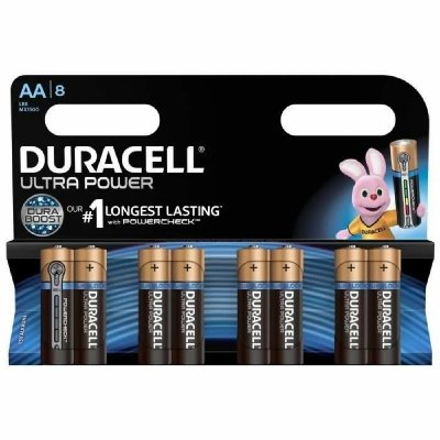 DURACELL Piles 1,5V LR06  Ultra Power - Blister de 8