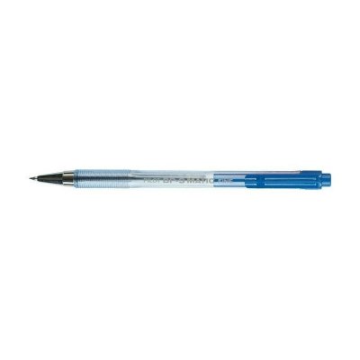 PILOT  Lot de 12 Stylos &agrave; bille BP-S-F Pte Fine Bleu