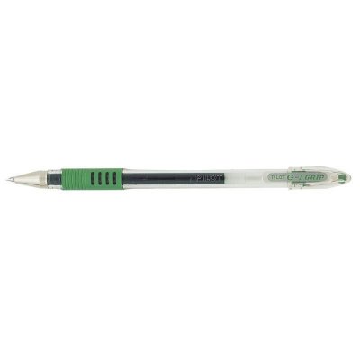 PILOT  Lot de 3 Stylos &agrave; bille G1 GRIP pointe fine encre gel verte