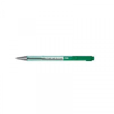 PILOT  Lot de 3 Stylos &agrave; bille r&eacute;tractable BPS-Matic Pointe Fine Vert