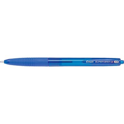 PILOT  Lot De 3 Stylos &Agrave; Bille R&eacute;tractable Super Grip G, Bleu