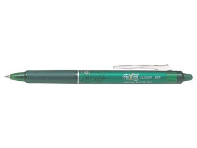 PILOT  Lot de 3 Stylos roller r&eacute;tractable Frixion Ball Clicker 0,7 Vert