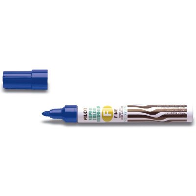 PILOT  Marqueur permanent SUPER COLOR FINE, bleu