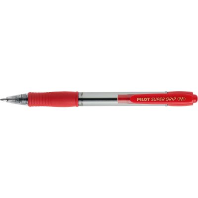 PILOT  Stylo &Agrave; Bille R&eacute;tractable Super Grip, Couleur De