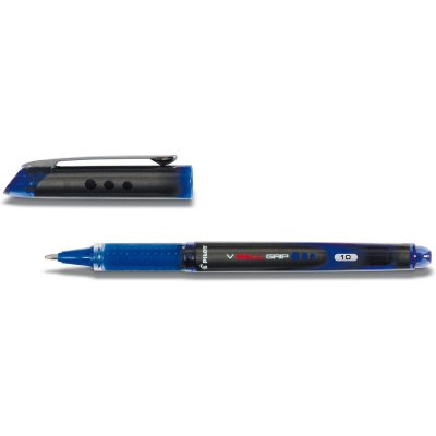 PILOT  Stylo roller V-BALL GRIP 10, bleu