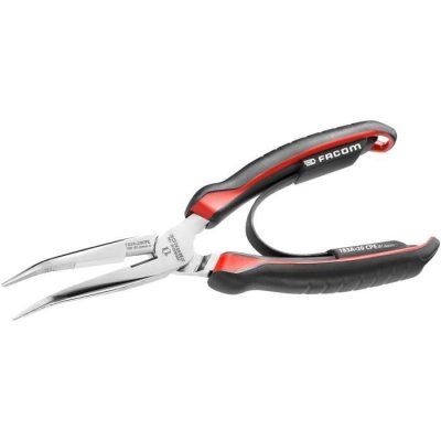FACOM Pince demi-ronde  bec long effil&eacute; 200mm