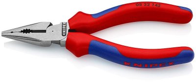 KNIPEX Pince Universelle 145mm Avec Tranchant - Bi-mati&egrave;re - T&ecirc;te Polie