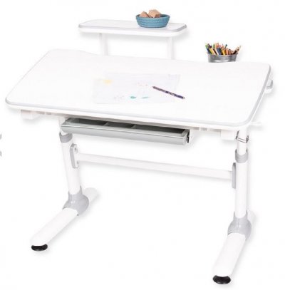PINOLINO  - Bureau pour enfants 'Liam' - blanc/gris