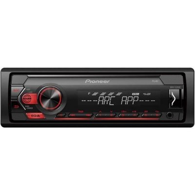 PIONEER  Autoradio Deckless MVH-S120UB &Eacute;clairage Rouge RDS USB, Noir (Compatible avec Android)
