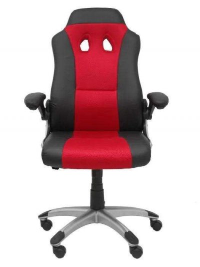 PIQUERAS Y CRESPO  Talave Chaise de jeu en similicuir noir/rouge