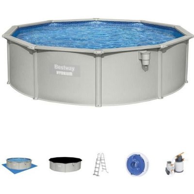 BESTWAY Piscine acier ronde hydrium 4,60 x 1,20 cm - 