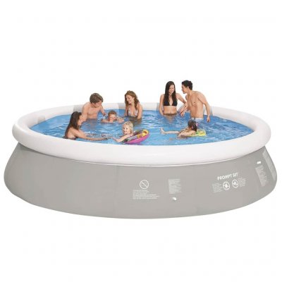 JILONG Piscine autoportante  - Gris - 450 x 122 cm - 13 293 L