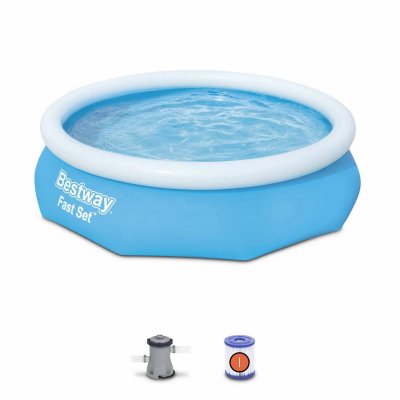 BESTWAY Piscine Autoportante Ronde Fast Set  - Le Kit Piscine