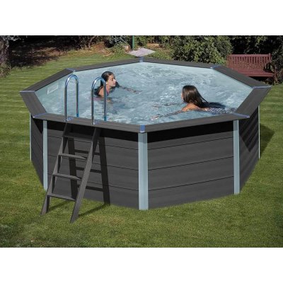 GRE Piscine avant garde composite octogonale &Oslash;4.10m x h.1.24m