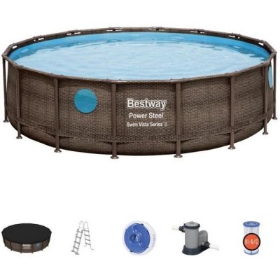 BESTWAY Piscine  POWER STEEL SWIM VISTA &Oslash;488x122cm