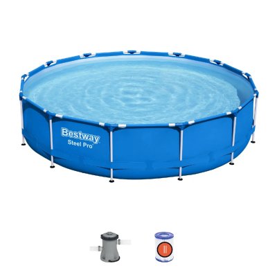 BESTWAY Piscine  STEEL PRO FRAME POOL ronde &Oslash;396x76cm