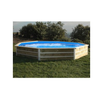WATER CLIP PISCINE BOIS LEYTE WATERCLIP 20160 &Oslash;460 x 111 cm BOIS
