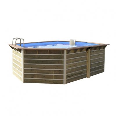 WATER CLIP PISCINE BOIS SABTANG WATERCLIP 20191 510 x 320 x 129 cm BOIS