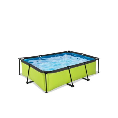 EXIT TOYS Piscine exit Lime 220x150x65cm avec pompe filtrante - vert - Vert