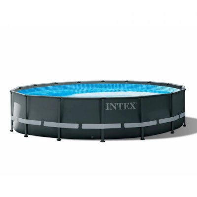 INTEX Piscine  26326 Ultra Frame hors sol 488 x 122 cm ronde
