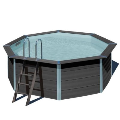 GRE Piscine ronde composite &Oslash;4,10m x H: 1,24m - Filtration &agrave; sable