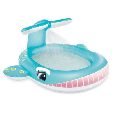 INTEX Piscinette fontaine baleine - L 2,01 x l 1,96 x H 0,91 m - 