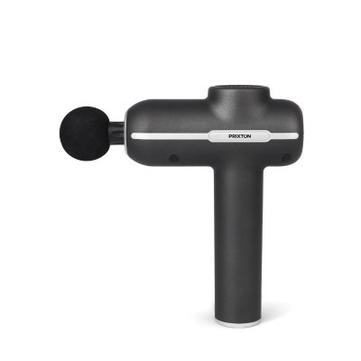 PRIXTON Pistolet de Massage Gun Fit Synergy MGF80 - Puissance 50W - 5 Vitesses - 4 T&ecirc;tes - Sans fil