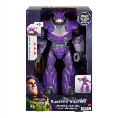 MATTEL Pixar - Buzz l'Eclair - Mega Zurg - Figurines d'action - 3 ans et +