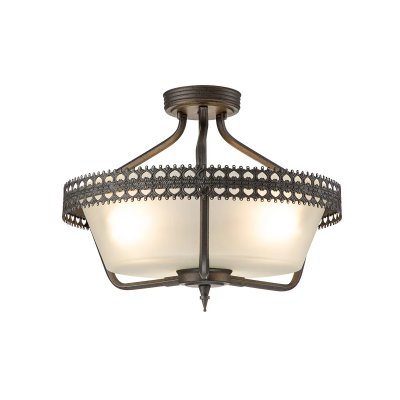 ELSTEAD Plafonnier crown fer 3x60w e27