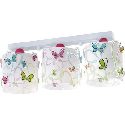 LAMPEKID Plafonnier enfant 3 lampes butterfly - dalber - 62143