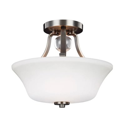 FEISS Plafonnier evington nickel 2x60w e27 -  -