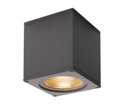SLV Plafonnier ext&eacute;rieur  , anthracite, LED, 21W, 3000K, IP44