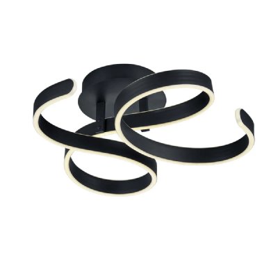 TRIO LIGHTING Plafonnier francis anthracite 1x40w smd led