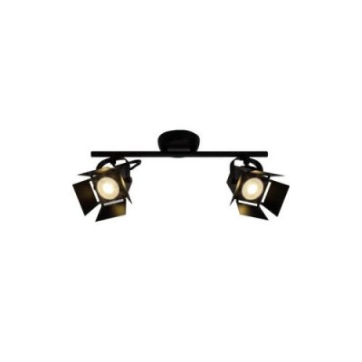 BRILLIANT Plafonnier LED &agrave; 2 lumi&egrave;res Movie LED