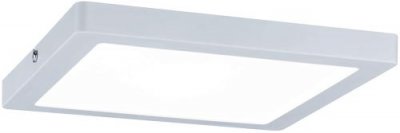 PAULMANN Plafonnier led Atria - Carr&eacute; - 16W - Blanc d&eacute;poli - Non dimmable - Blanc